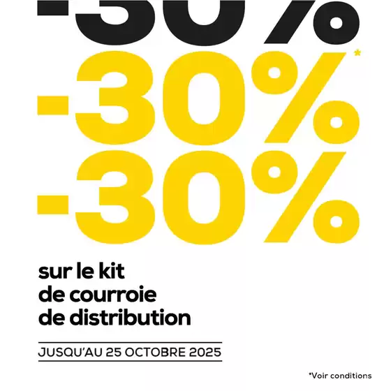 Catalogue Midas à Grabels | Jusqu’au 25 octobre, profitez de -30%* de réduction sur le kit de courroie de distribution | 2025-10-07T00:00:00.000Z - 2025-10-25T00:00:00.000Z