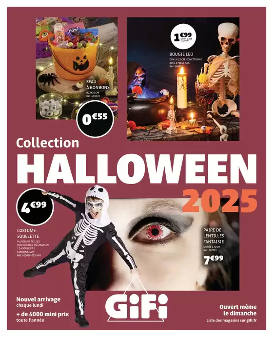 Catalogue Gifi à Vedène | Halloween | 2025-10-07T00:00:00.000Z - 2025-11-03T00:00:00.000Z