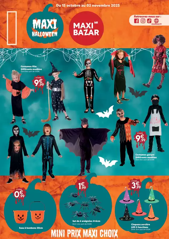 Catalogue Maxi Bazar à Bourg-de-Péage | Les petits monsters | 2025-10-08T00:00:00.000Z - 2025-11-02T00:00:00.000Z