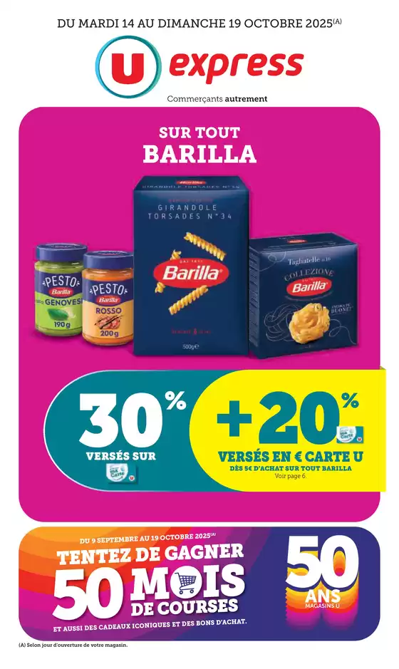 Catalogue U Express à Arbois | Quinzaine Commerçante | 2025-10-14T00:00:00.000Z - 2025-10-19T00:00:00.000Z