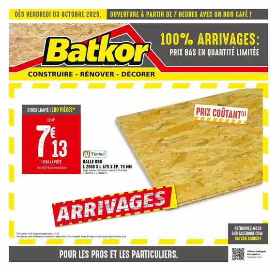 Catalogue Batkor à Roanne | Arrivages | 2025-10-08T00:00:00.000Z - 2025-10-16T00:00:00.000Z