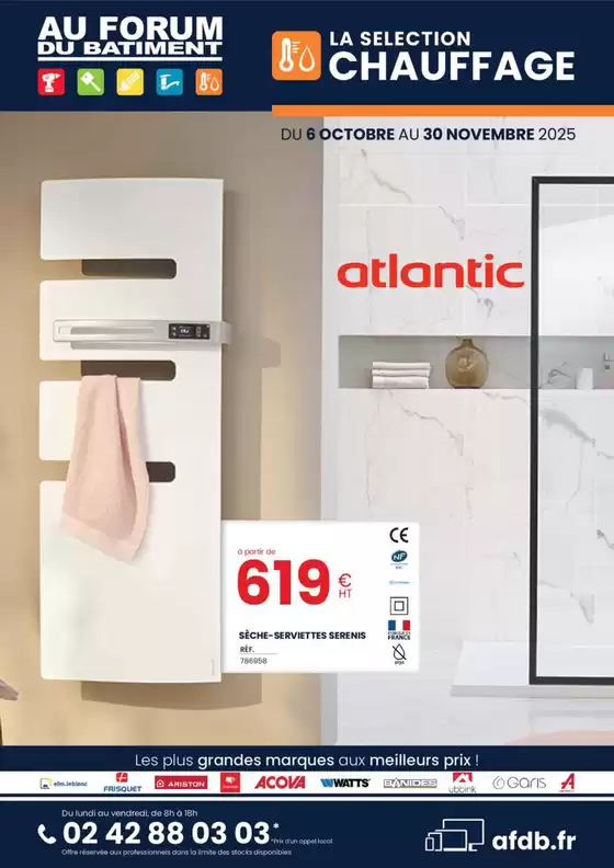 Catalogue Au Forum du Bâtiment à Roanne | La Sélection Chauffage | 2025-10-08T00:00:00.000Z - 2025-11-30T00:00:00.000Z