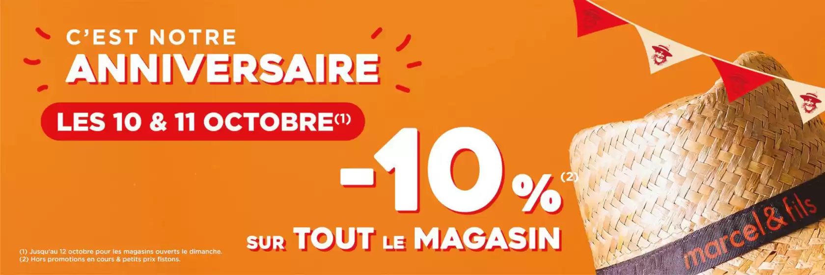 Catalogue marcel & fils à Fontaine (Isère) | C'EST NOTRE ANNIVERSAIRE | 2025-10-08T00:00:00.000Z - 2025-10-12T00:00:00.000Z
