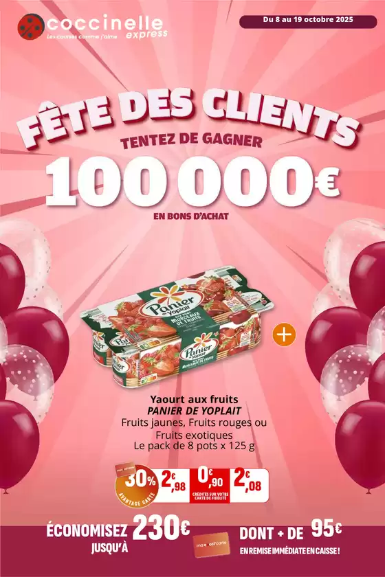 Catalogue Coccinelle Express à Rouxmesnil-Bouteilles | Fête des clients | 2025-10-08T00:00:00.000Z - 2025-10-19T00:00:00.000Z