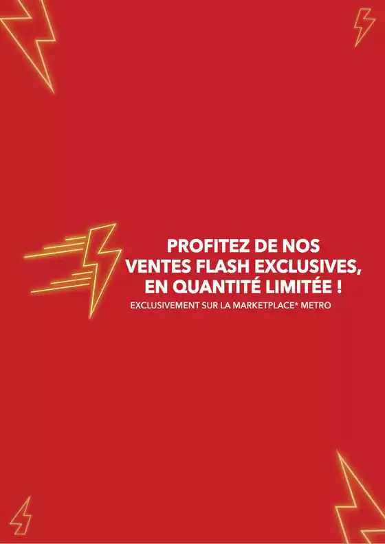 Metro Offres Flash Marketplace