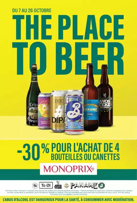 Catalogue Monoprix à Balaruc-les-Bains | GUIDE PLACE TO BEER | 2025-10-09T00:00:00.000Z - 2025-10-26T00:00:00.000Z