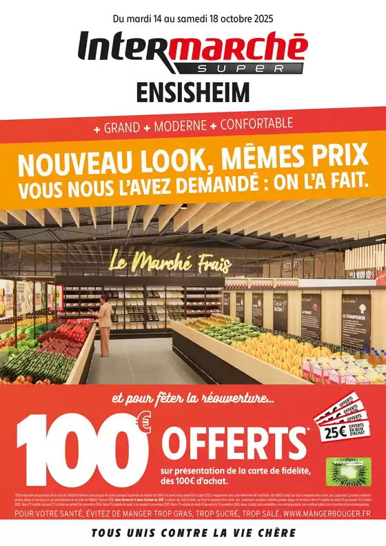 Catalogue Intermarché à Balaruc-les-Bains | PROS LOCAL - PDV 05103 - Ensisheim | 2025-10-14T00:00:00.000Z - 2025-10-18T00:00:00.000Z