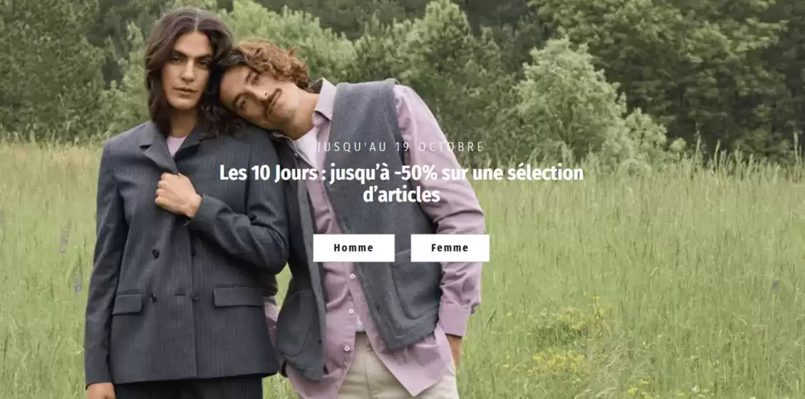 Catalogue Mise au Green à Roissy Charles-de-Gaulle | Les 10 Jours : jusqu’à -50% sur une sélection d’articles | 2025-10-09T00:00:00.000Z - 2025-10-19T00:00:00.000Z