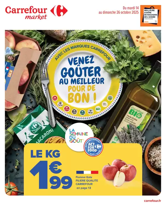 Catalogue Carrefour Drive à Dury (Somme) | LA SEMAINE DU GOÛT | 2025-10-14T00:00:00.000Z - 2025-10-26T00:00:00.000Z