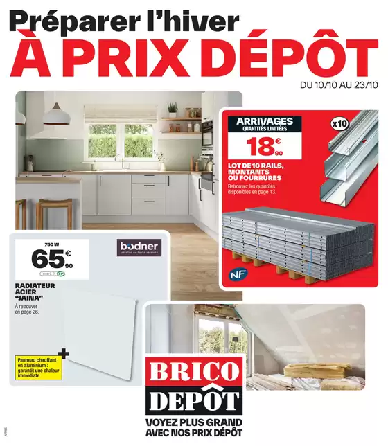 Catalogue Brico Dépôt à Montech | Préparer l’hiver à prix dépôt ! | 2025-10-10T00:00:00.000Z - 2025-10-23T00:00:00.000Z