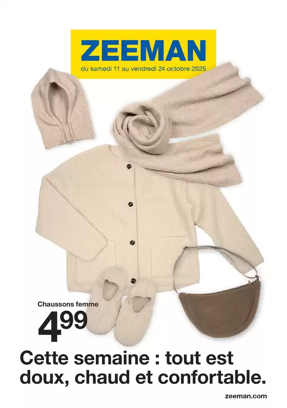 Catalogue Zeeman à Foix | Cette semaine : tout est doux, chaud et confortable | 2025-10-10T00:00:00.000Z - 2025-10-24T00:00:00.000Z