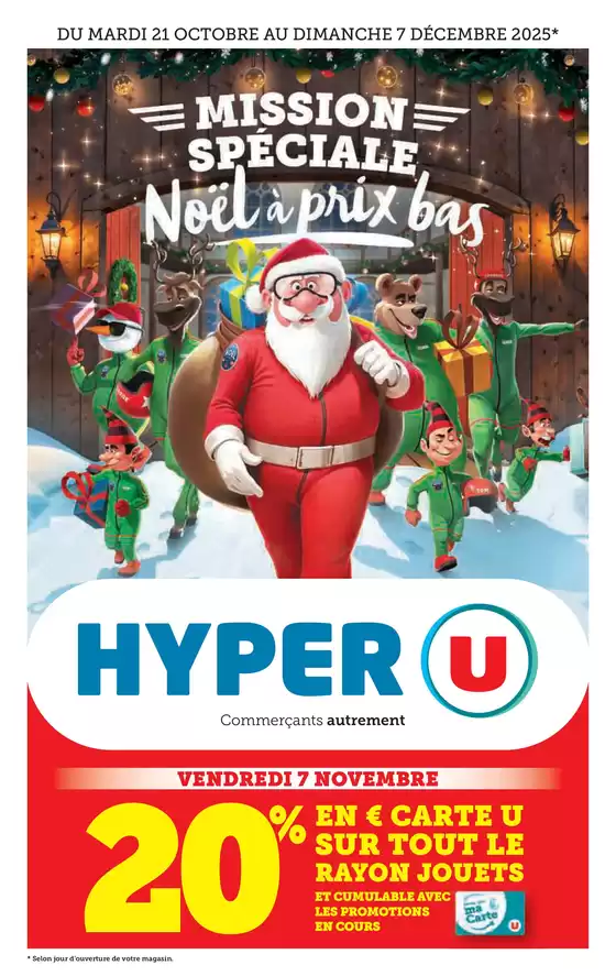 Catalogue Hyper U à Lille | Jouets | 2025-10-21T00:00:00.000Z - 2025-12-07T00:00:00.000Z
