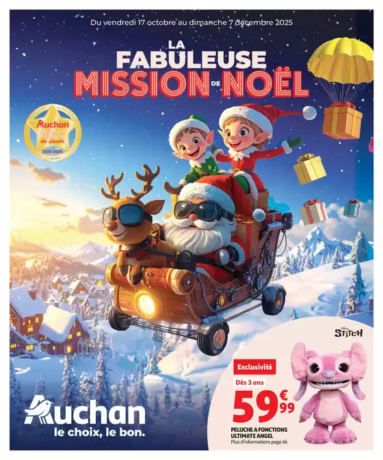 Catalogue Auchan Hypermarché à Cergy-Pontoise | La fabuleuse mission de Noël | 2025-10-17T00:00:00.000Z - 2025-12-07T00:00:00.000Z