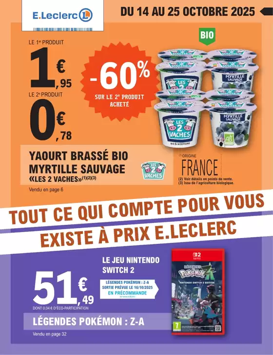 Catalogue E.Leclerc à Autun | DEPENSER MOINS 21 | 2025-10-14T00:00:00.000Z - 2025-10-25T00:00:00.000Z