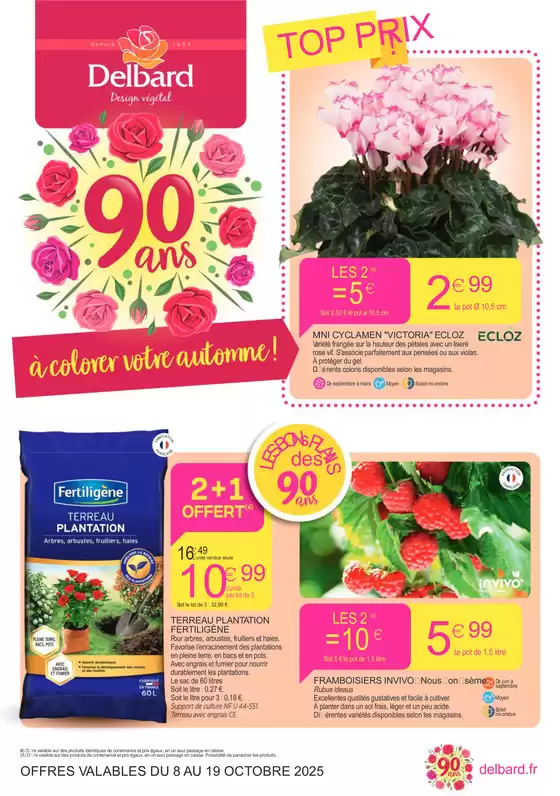 Catalogue Delbard à Saint-Aybert | LES PROMOTIONS SONT ARRIVÉES ! | 2025-10-13T00:00:00.000Z - 2025-10-19T00:00:00.000Z