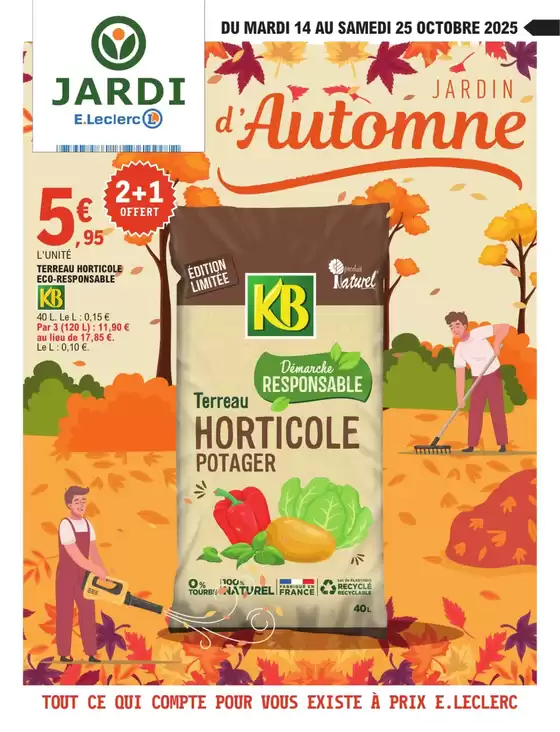 Catalogue E.Leclerc à Chalezeule | JARDIN AUTOMNE /TOUSSAINT | 2025-10-14T00:00:00.000Z - 2025-10-25T00:00:00.000Z