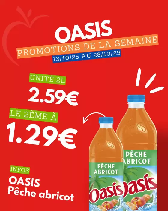Catalogue marché frais Géant à Issoire | Promo pleine d’énergie chez Marché Frais ! | 2025-10-14T00:00:00.000Z - 2025-10-28T00:00:00.000Z