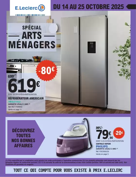 ARTS MENAGERS OCTOBRE