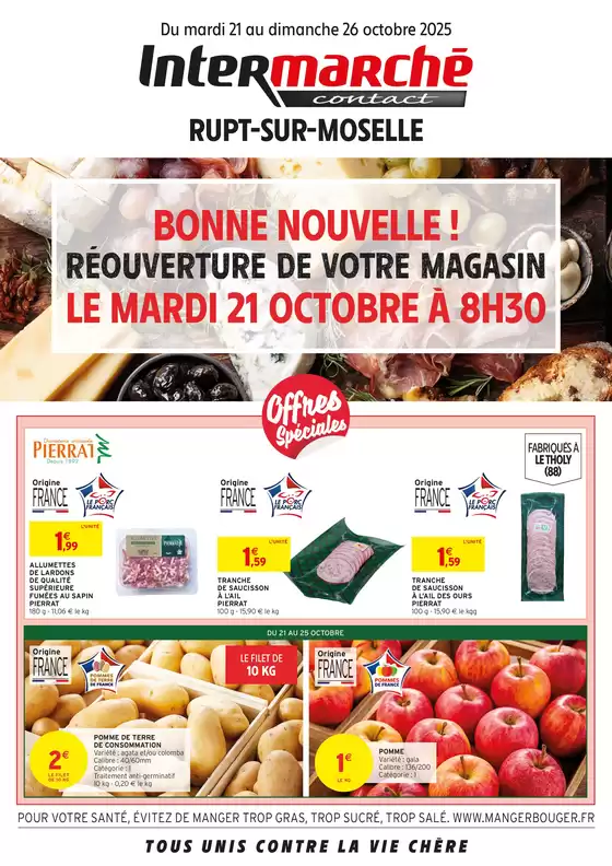 Catalogue Intermarché Contact | PROS LOCAL - PDV 50126 - RUPT SUR MOSELLE | 2025-10-21T00:00:00.000Z - 2025-10-26T00:00:00.000Z