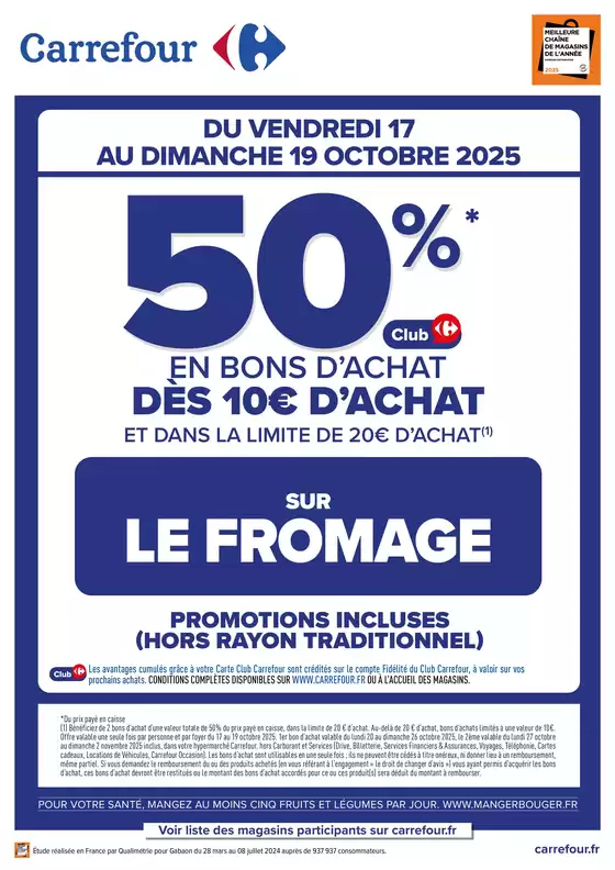 Catalogue Carrefour à Vence | OPÉRATION BONS D’ACHAT | 2025-10-17T00:00:00.000Z - 2025-10-19T00:00:00.000Z