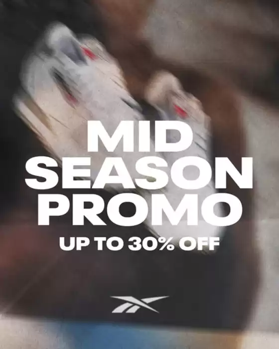 Catalogue Reebok à Le Coteau | Mid season promo up to 30% off | 2025-10-15T00:00:00.000Z - 2025-10-31T00:00:00.000Z