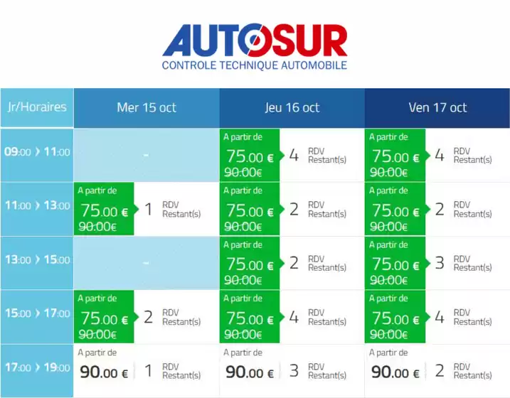 Catalogue Autosur | Autosur ptomotions | 2025-10-15T00:00:00.000Z - 2025-10-17T00:00:00.000Z