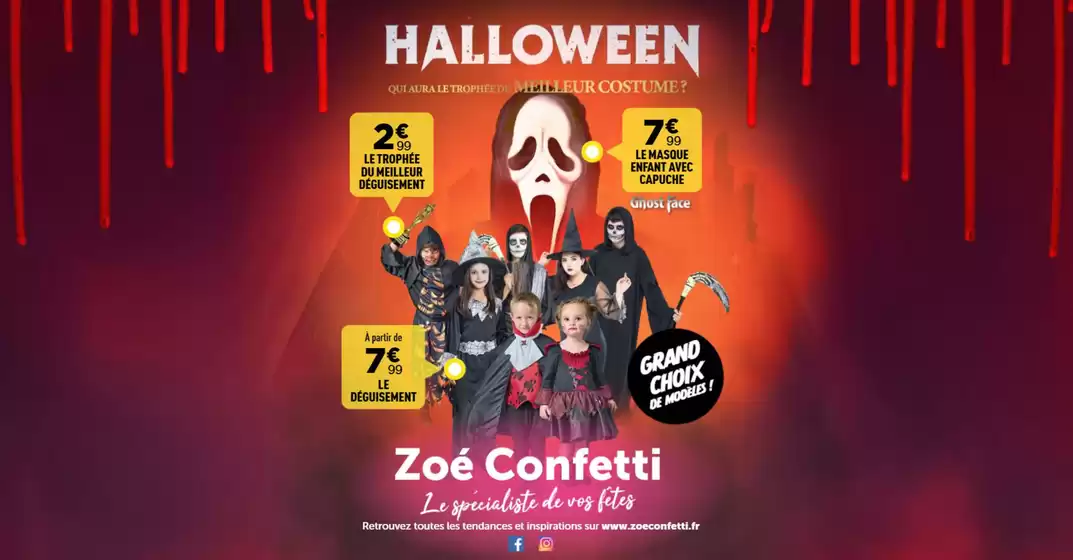 Catalogue Zoé Confetti à Lyon | HALLOWEEN | 2025-10-15T00:00:00.000Z - 2025-10-26T00:00:00.000Z