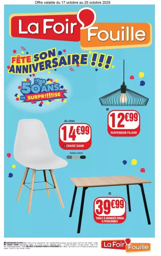 Catalogue La Foir'Fouille | LA FOIR FOUILLE FÊTE SON ANNIVERSAIRE | 2025-10-16T00:00:00.000Z - 2025-10-25T00:00:00.000Z
