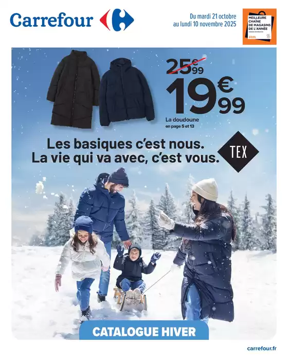 Catalogue Carrefour Drive à Bastelicaccia | LES BASIQUES, C'EST NOUS. | 2025-10-21T00:00:00.000Z - 2025-11-10T00:00:00.000Z