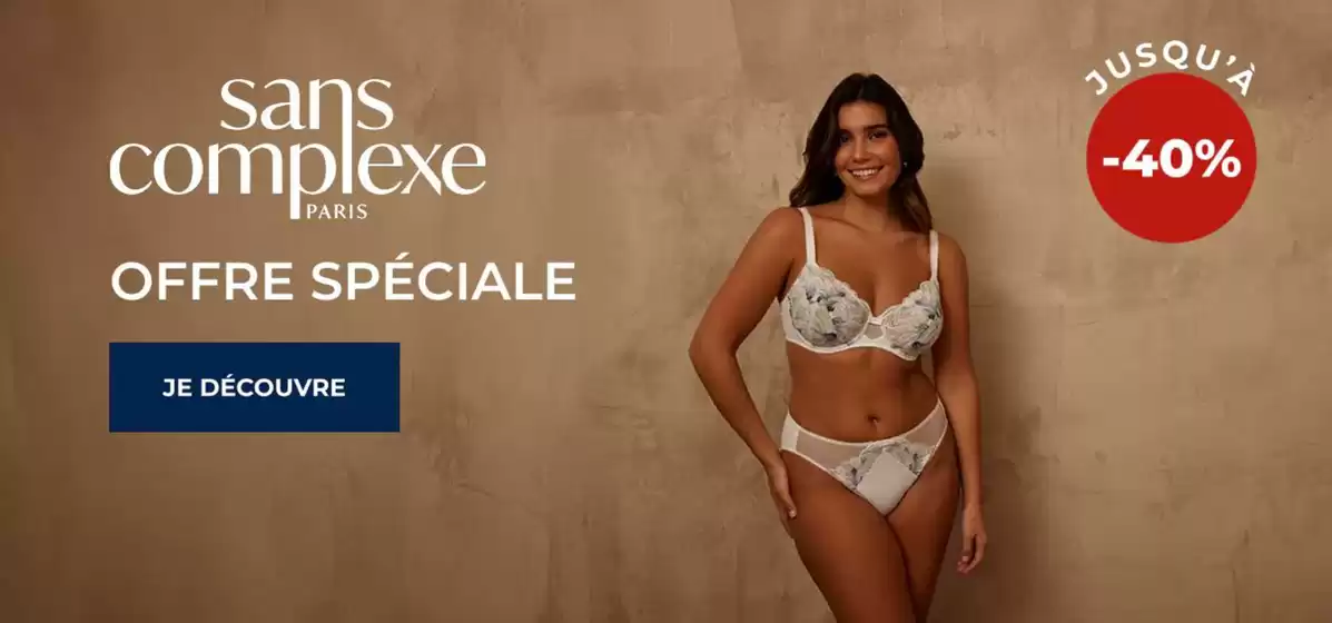 Catalogue 3 suisses à Issy-les-Moulineaux | Sans Complexe Lingerie et Maillots de bain | 2025-10-17T00:00:00.000Z - 2025-10-31T00:00:00.000Z