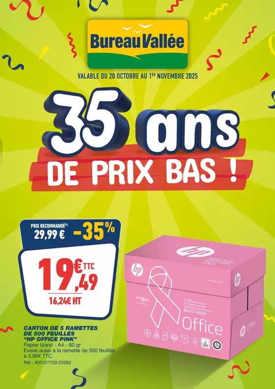 Catalogue Bureau Vallée à Cahors | 35 ans DE PRIX BAS ! | 2025-10-20T00:00:00.000Z - 2025-11-01T00:00:00.000Z