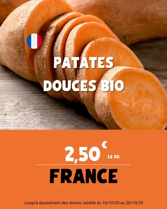 Catalogue Nous anti gaspi à Besançon | Les promo fruits & légumes 100 % BIO, que nous vous proposons cette semaine | 2025-10-17T00:00:00.000Z - 2025-10-20T00:00:00.000Z