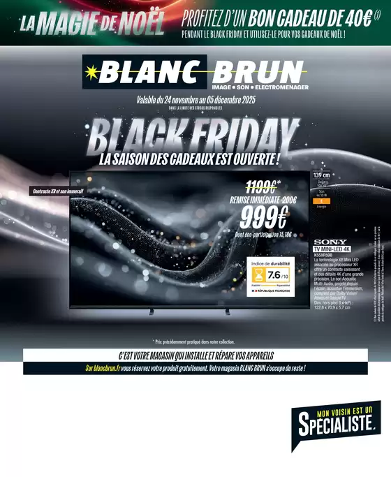 Catalogue Blanc Brun à Courchevel | BlancBrun QR Black Friday 2025 | 2025-11-24T00:00:00.000Z - 2025-12-05T00:00:00.000Z
