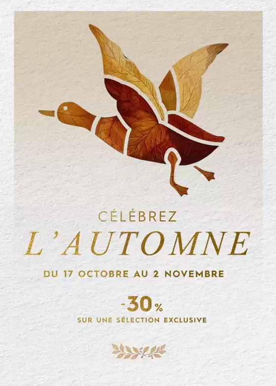 L'Offre d'Automne - Sélection à -30%