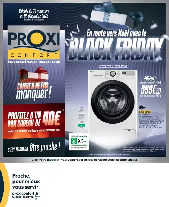 Catalogue Proxi Confort à Courchevel | ProxiConfort BP Black Friday 2025 | 2025-11-24T00:00:00.000Z - 2025-12-05T00:00:00.000Z