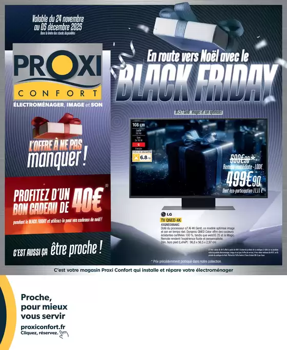 Catalogue Proxi Confort à Courchevel | ProxiConfort BB Black Friday 2025 | 2025-11-24T00:00:00.000Z - 2025-12-05T00:00:00.000Z