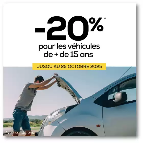 Catalogue Midas à Gien | Jusqu’au 25 octobre, profitez de -20%* sur les pièces et les forfaits pour les véhicules de + de 15 ans | 2025-10-17T00:00:00.000Z - 2025-10-25T00:00:00.000Z