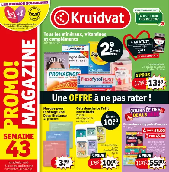 Catalogue Kruidvat à Mourenx | Dépliant 43 | 2025-10-20T00:00:00.000Z - 2025-11-02T00:00:00.000Z