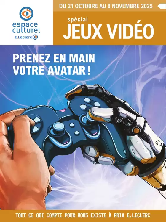 Catalogue E.Leclerc Espace Culturel | E.Leclerc Espace Culturel GUIDE JEU VIDEO | 2025-10-21T00:00:00.000Z - 2025-11-08T00:00:00.000Z