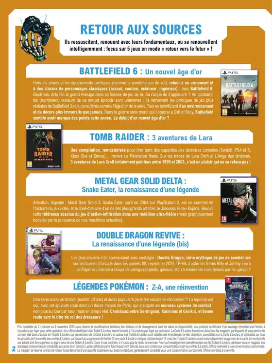E.Leclerc Espace Culturel GUIDE JEU VIDEO