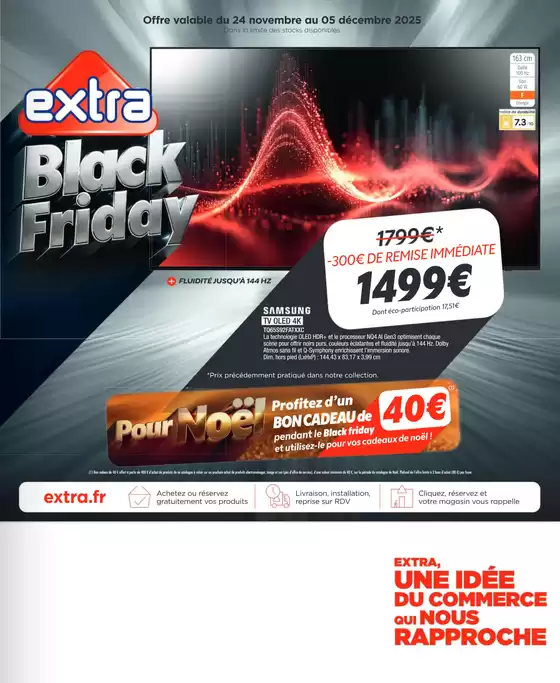 Catalogue Extra à Saint-Denis (La Réunion) | Extra BB Black Friday 2025 | 2025-11-24T00:00:00.000Z - 2025-11-05T00:00:00.000Z