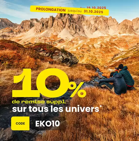 Catalogue Ekosport | Une avalanche de bons plans | 2025-10-20T00:00:00.000Z - 2025-10-31T00:00:00.000Z