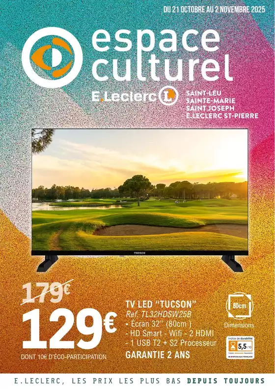 Catalogue E.Leclerc à Viviers-du-Lac | 25C922LR | 2025-10-21T00:00:00.000Z - 2025-11-02T00:00:00.000Z