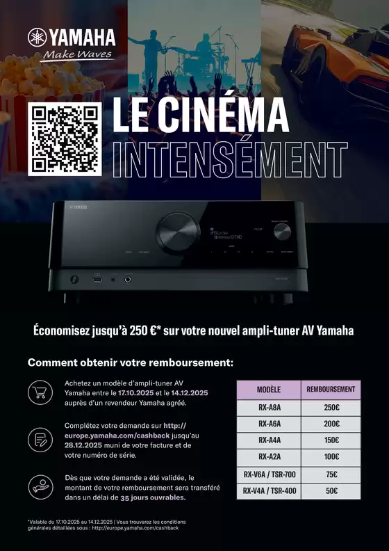 Catalogue Pulsat à La Sentinelle | Yamaha Jusqu'à 250€ remboursés | 2025-10-20T00:00:00.000Z - 2025-12-14T00:00:00.000Z