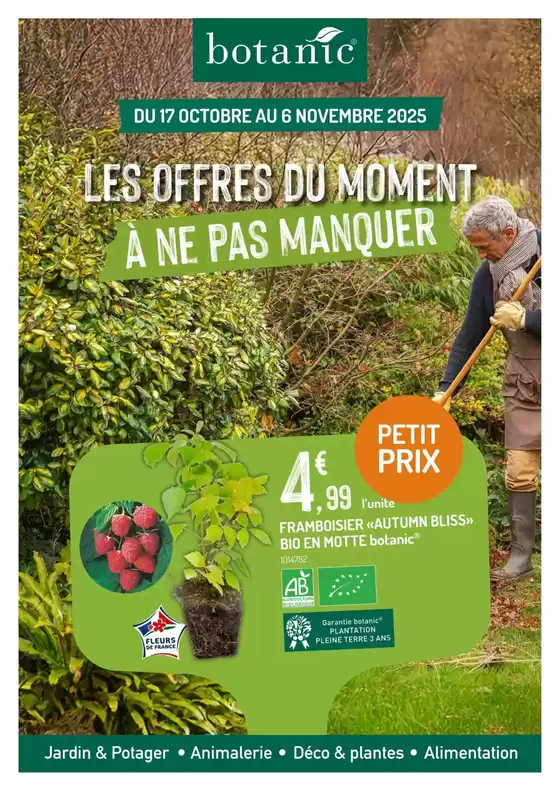 Catalogue Botanic à Saint-Pierre-du-Mont (Landes) | Nos offres du moment | 2025-10-21T00:00:00.000Z - 2025-11-06T00:00:00.000Z