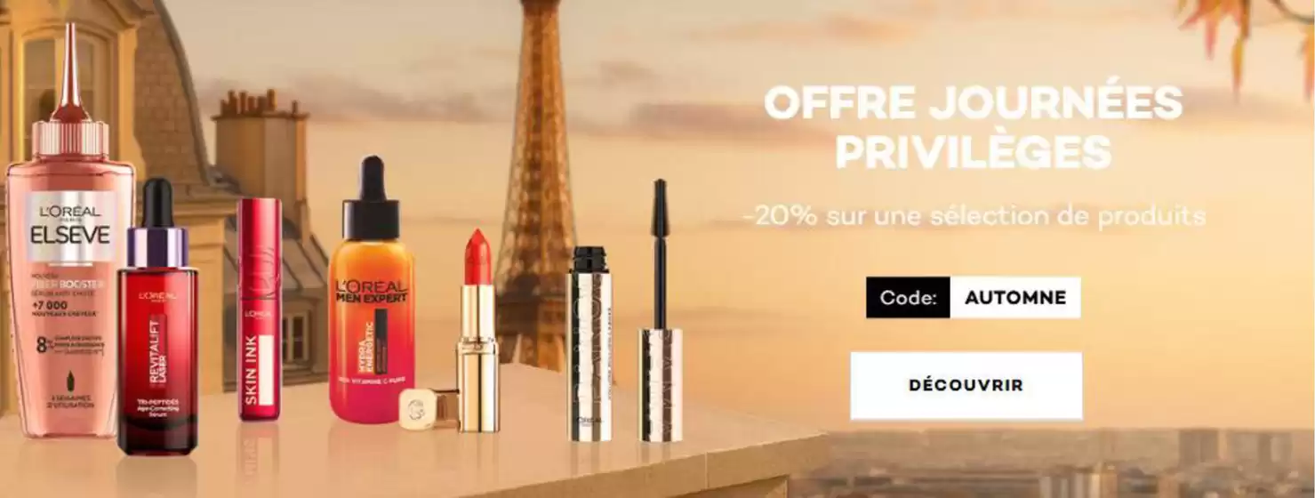 Catalogue L'Oréal à Toul | JOURNÉES PRIVILÈGES | 2025-10-21T00:00:00.000Z - 2025-11-03T00:00:00.000Z