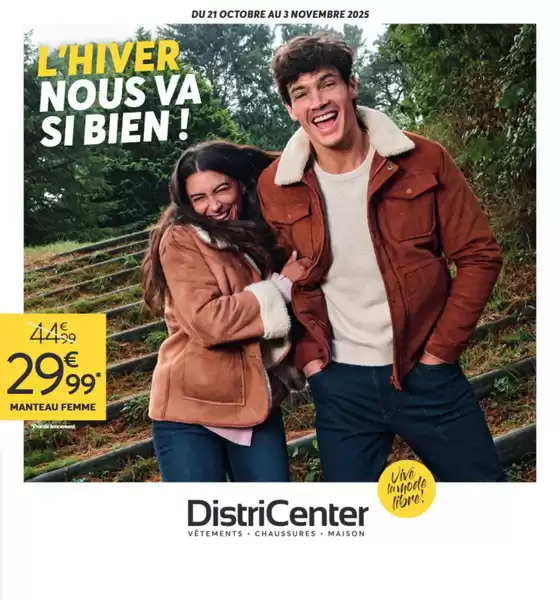 Catalogue DistriCenter à Anglet | L'HIVER NOUS VA SI BIEN ! | 2025-10-22T00:00:00.000Z - 2025-11-03T00:00:00.000Z