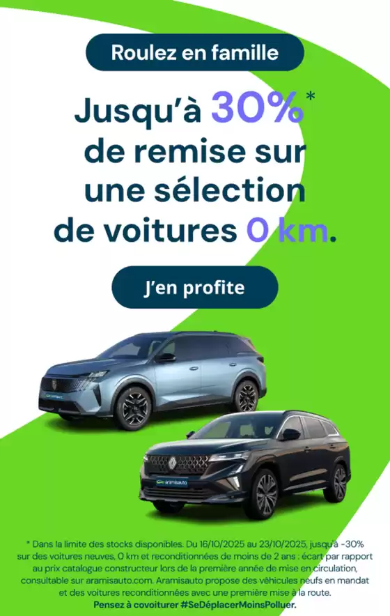 Catalogue Aramis Auto à Fontenay-sur-Eure | Roulez en famille | 2025-10-22T00:00:00.000Z - 2025-10-23T00:00:00.000Z