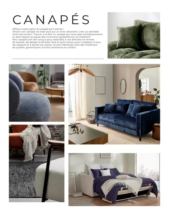 Spécial canapés 2025