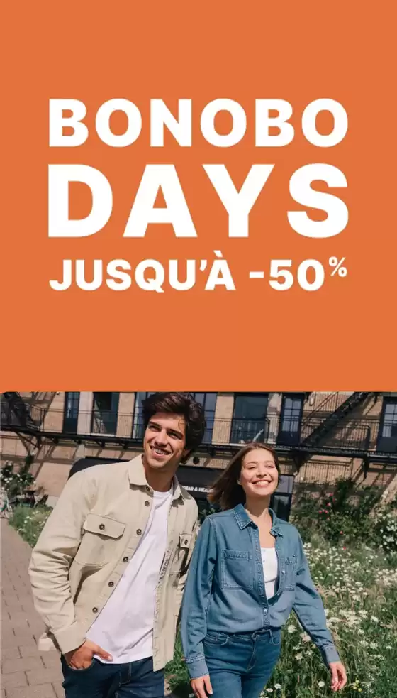 Catalogue Bonobo à Fréjus | Bonobo days Jusqu'à -50% | 2025-10-22T00:00:00.000Z - 2025-11-09T00:00:00.000Z